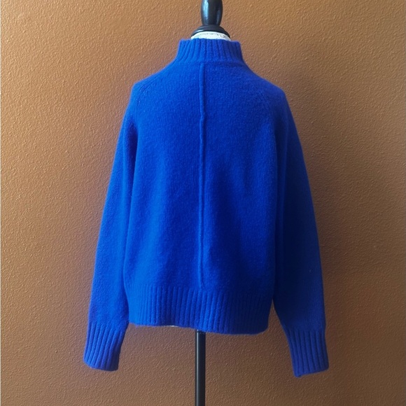 Karen Kane Women's Blue Mock Turtleneck Knit Sweater Medium Excellent Condition! - Picture 6 of 7